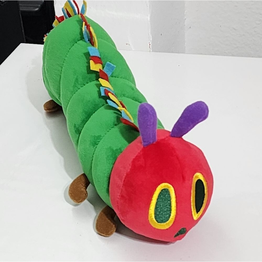 Eric Carle The Very Hungry Caterpillar Bright Green Stuffed Animal Plush Toy
